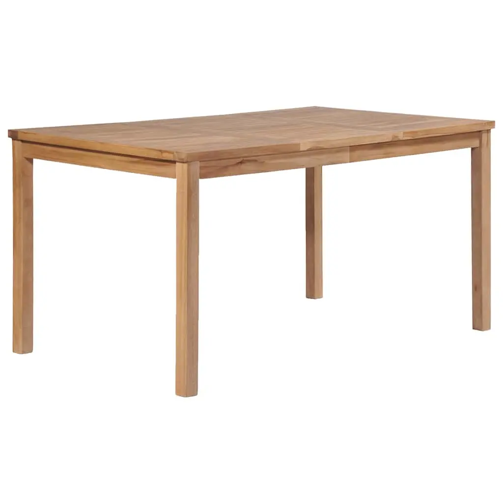 Garden Table 150x90x77 cm Solid Teak Wood 44997 - Furniture