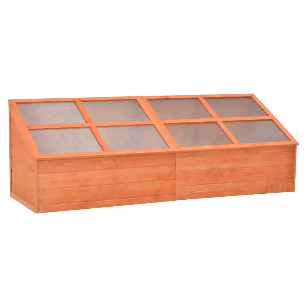 Greenhouse Wood 180x57x62 cm 170648 - Home & Garden