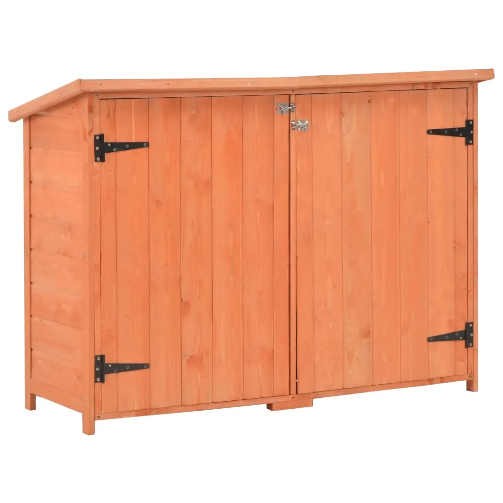 Garden Storage Shed 128x42x91 cm Wood 170650 - Home & Garden