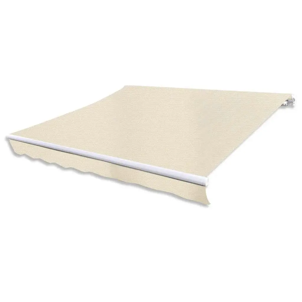 Folding Awning Manual Operated 300 cm Cream 275555 - Home & Garden