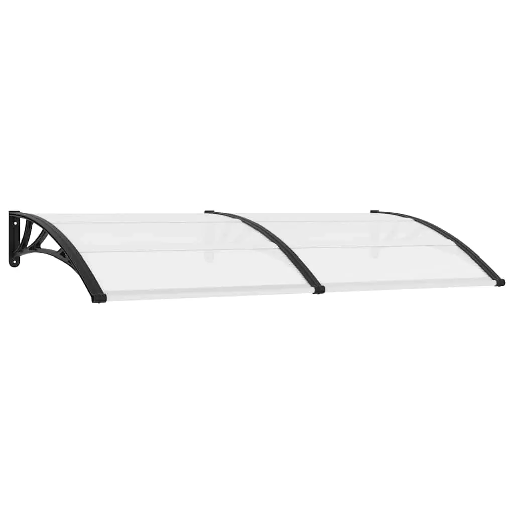 Door Canopy Black 200x100 cm PC 45627 - Home & Garden