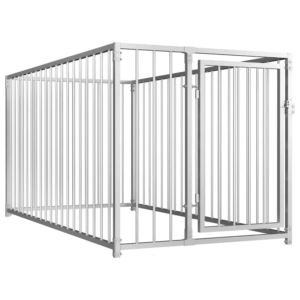 Outdoor Dog Kennel 100x200x100 cm 144488 - Pets