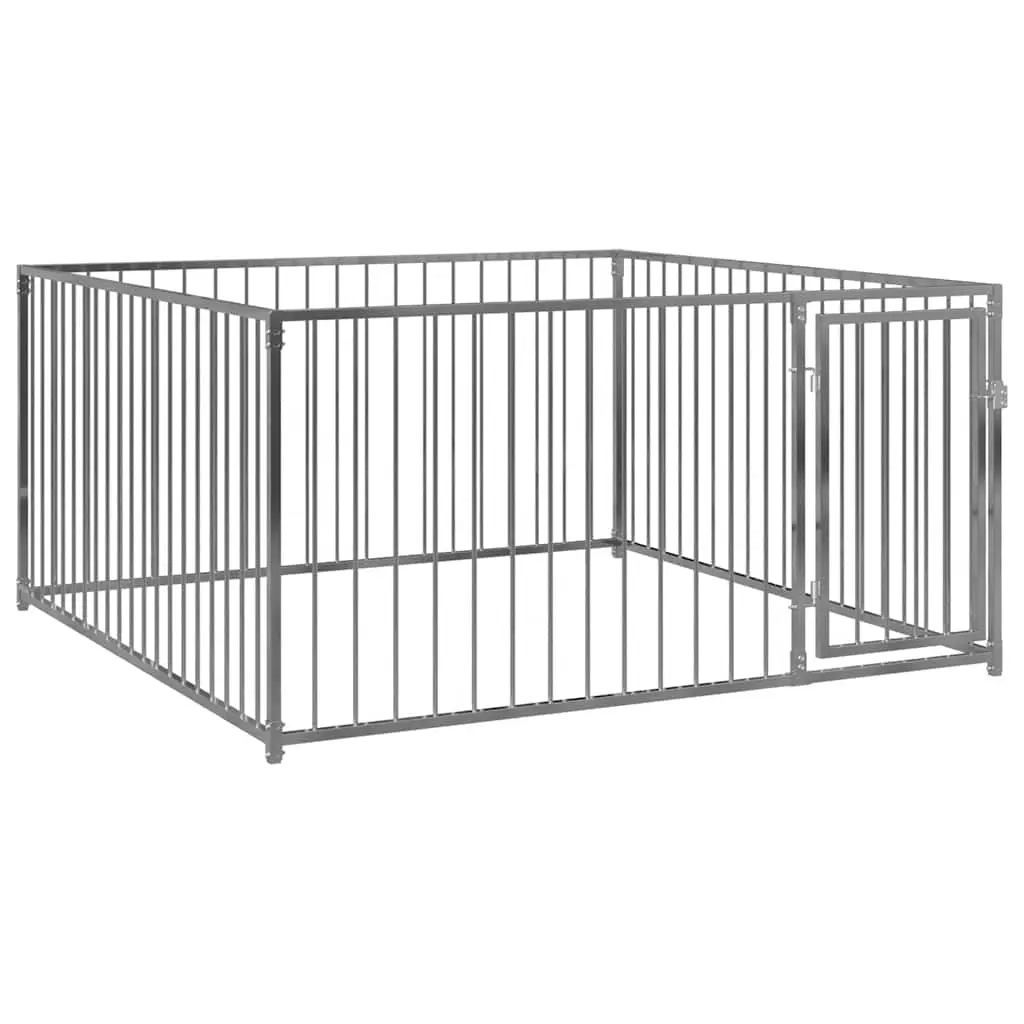 Outdoor Dog Kennel 200x200x100 cm 144489 - Pets