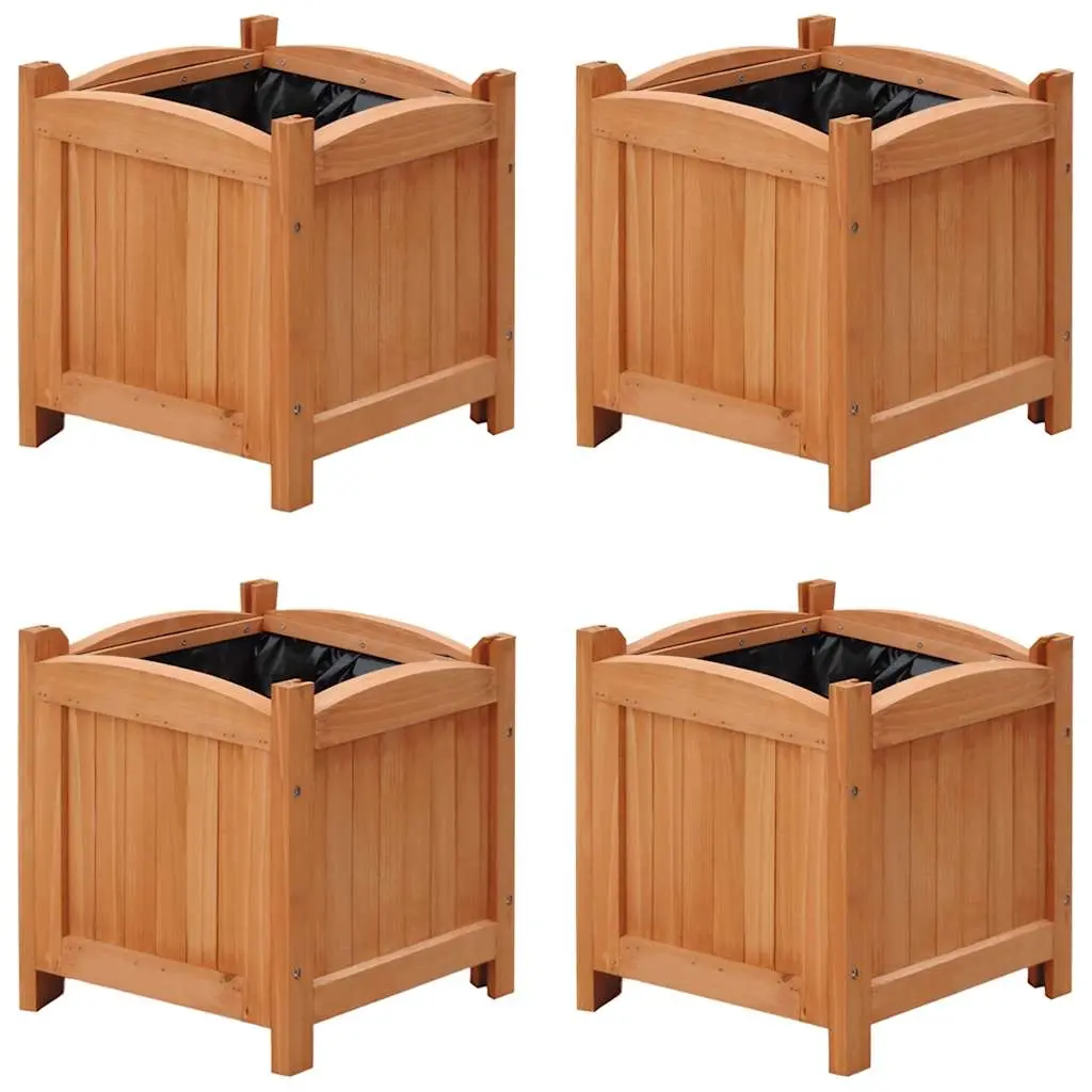 Raised Beds 4 pcs 30x30x30 cm 276010 - Home & Garden