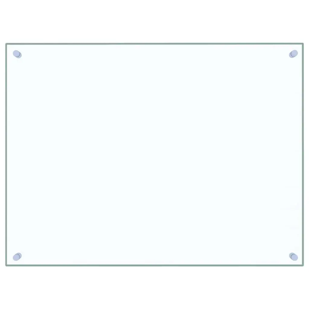 Kitchen Backsplash Transparent 80x60 cm Tempered Glass 249471 - Home & Garden