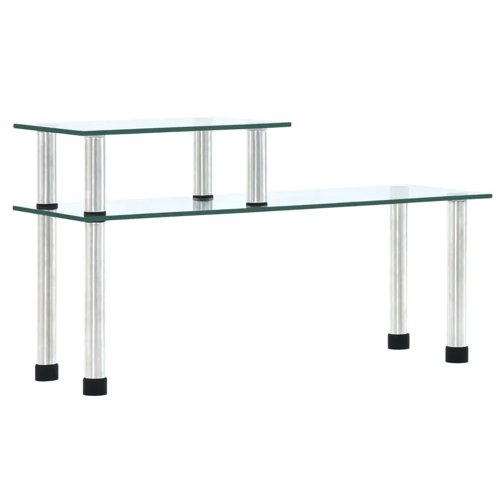 Kitchen Shelf Transparent 45x16x26 cm Tempered Glass 249523 - Home & Garden
