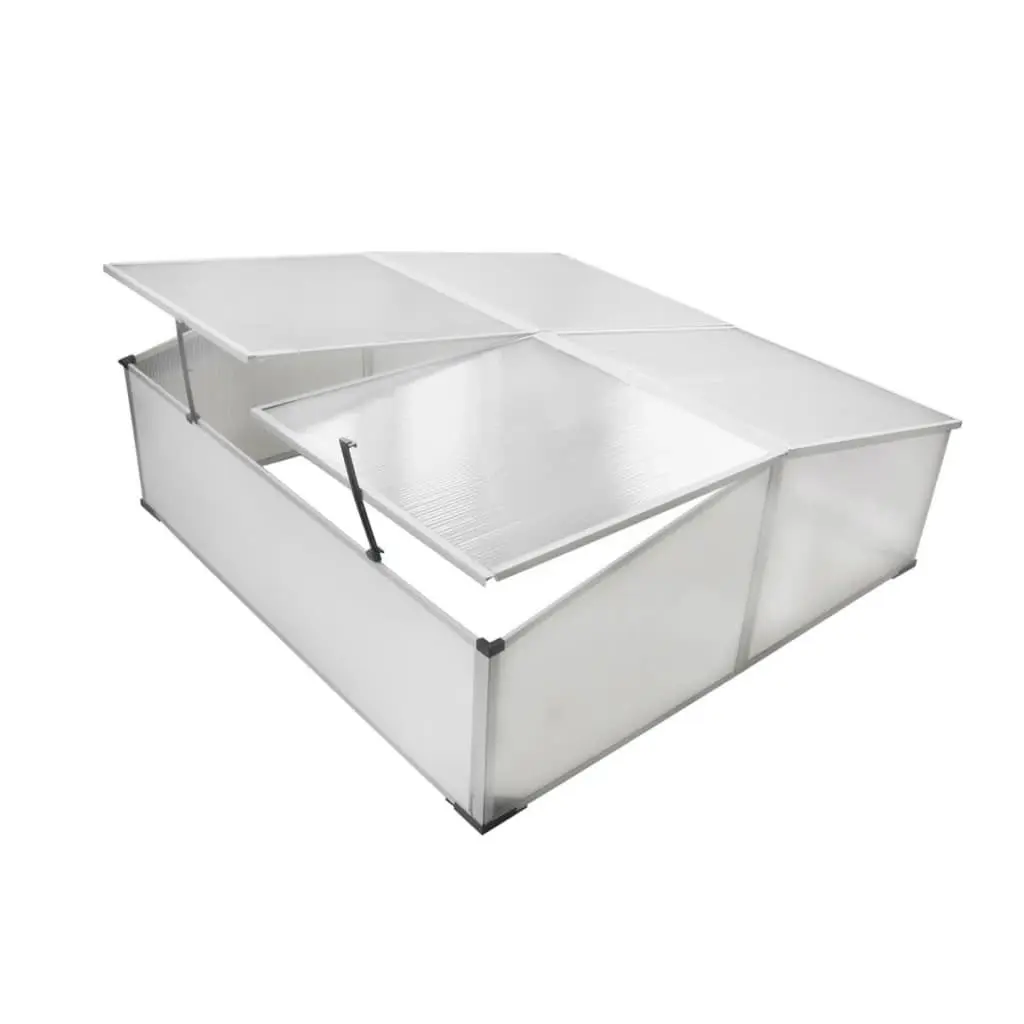 Cold Frame 4 Lids 108x41x110 cm 40214 - Home & Garden