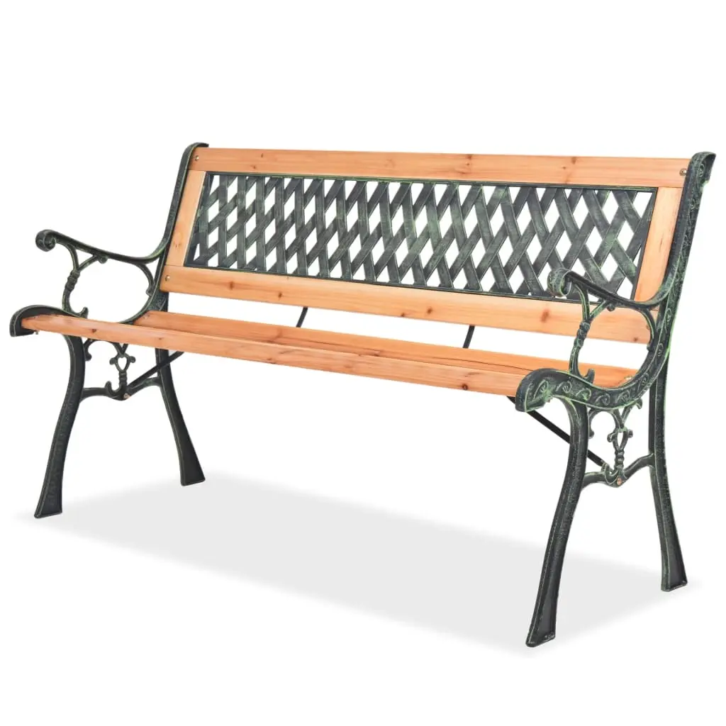 Garden Bench 122 cm Wood 40262 - Furniture