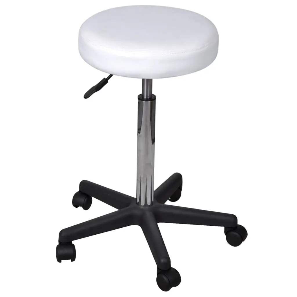 Office Stool white 240470 - Furniture