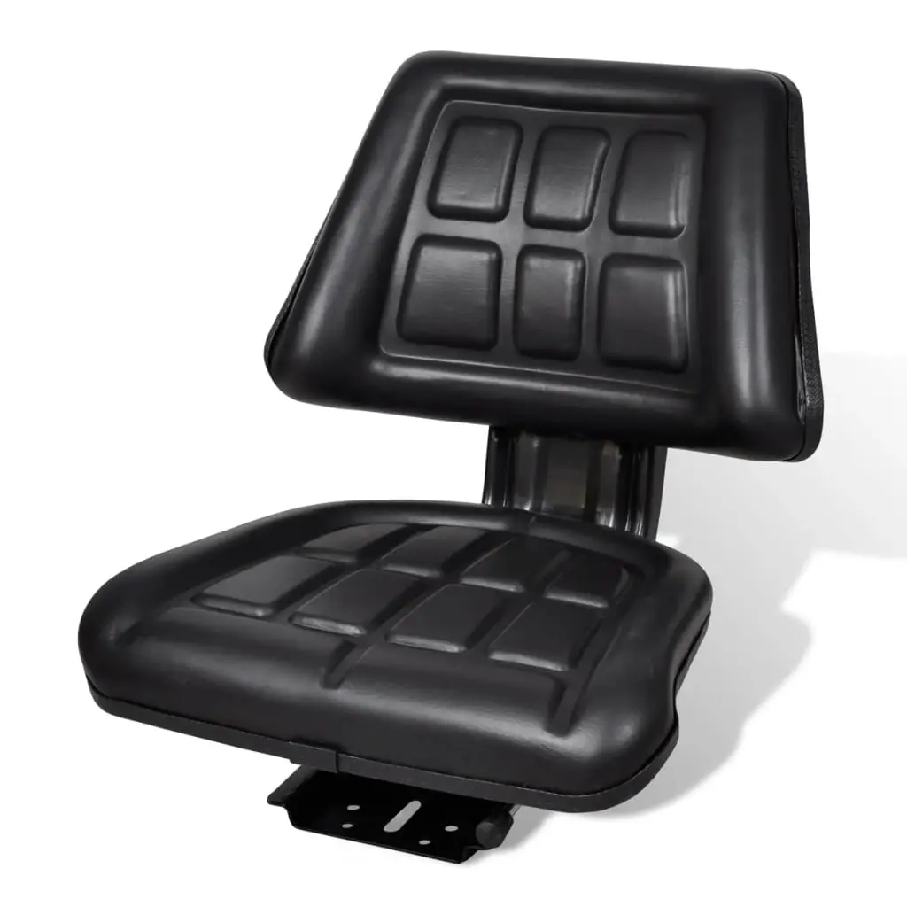 Tractor Seat with Backrest Black 210156 - Home & Garden
