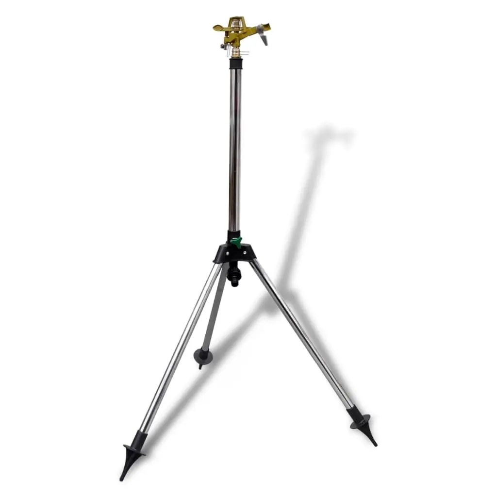 Impulse Sprinkler Garden Watering Zinc on Tripod Base 40913 - Home & Garden