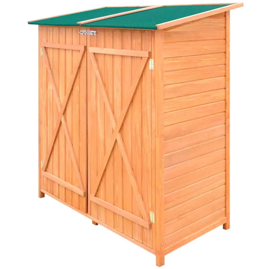 Wooden Shed Garden Tool Shed Storage Room Large 170168 - Home & Garden