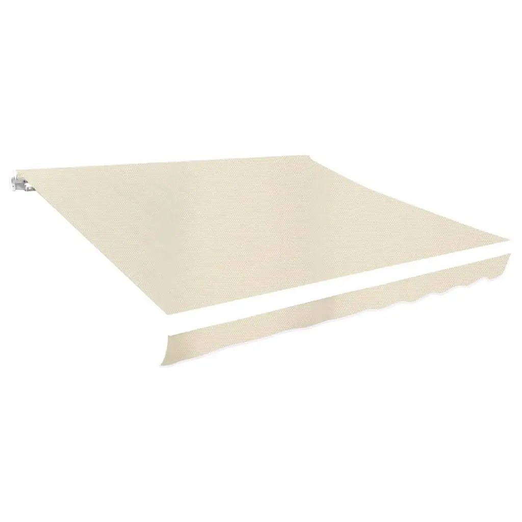 Awning Top Sunshade Canvas Cream 4 x 3 m (Frame Not Included) 141014 - Home & Garden