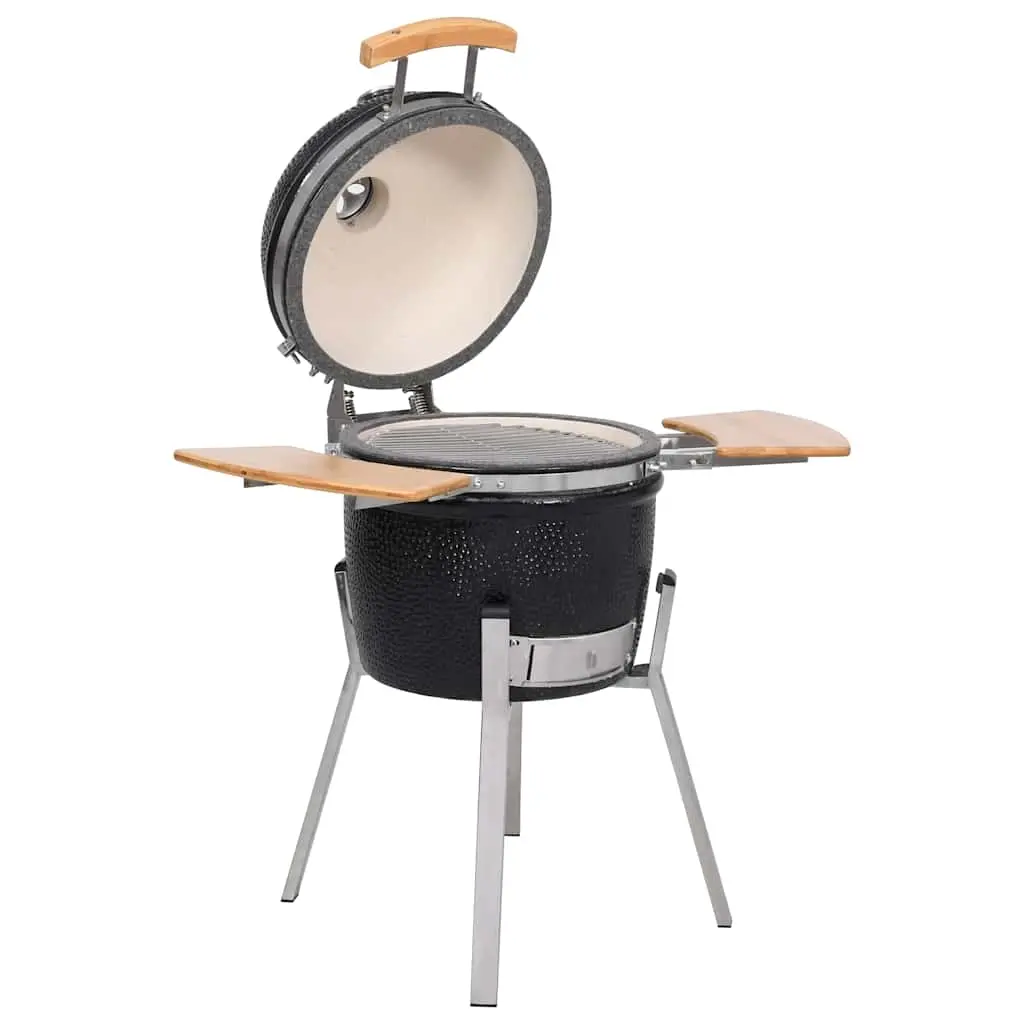 Kamado Barbecue Grill Smoker Ceramic 33 cm 41139 - Home & Garden