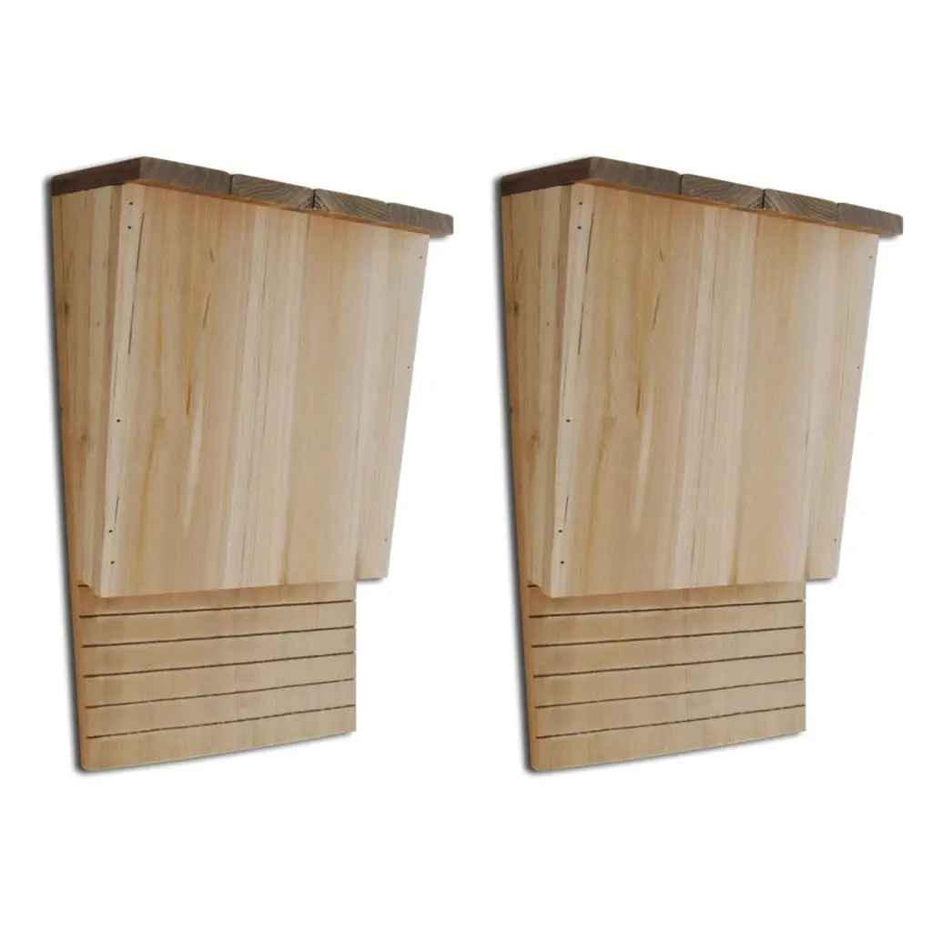 Bat House 22x12x34 cm Set of 2 41293 - Home & Garden