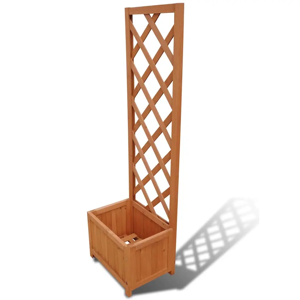 Trellis Planter 40 x 30 x 135 cm 41297 - Home & Garden