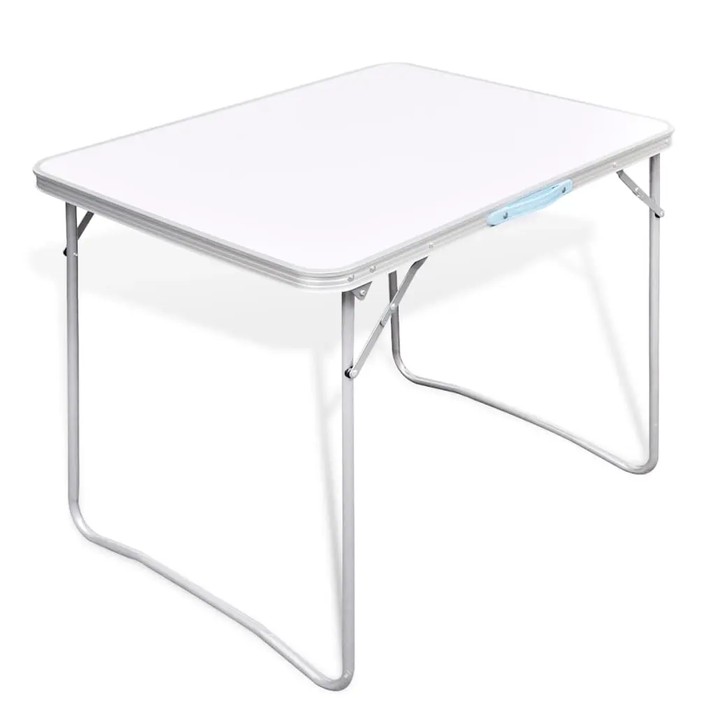 Foldable Camping Table with Metal Frame 80 x 60 cm 41324 - Sports & Outdoor