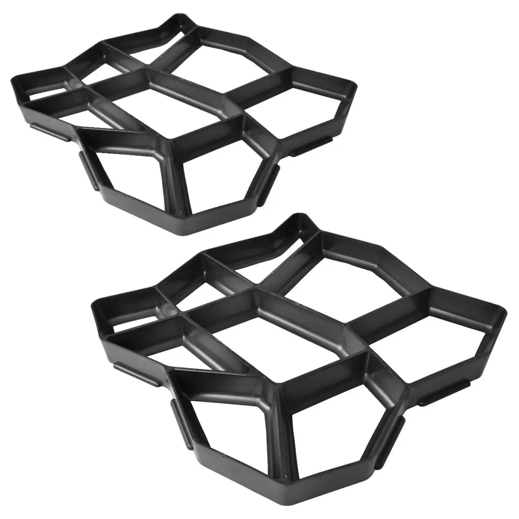 Pavement Mold for the Garden 42 x 42 x 4 cm Set 2 pcs 41370 - Hardware