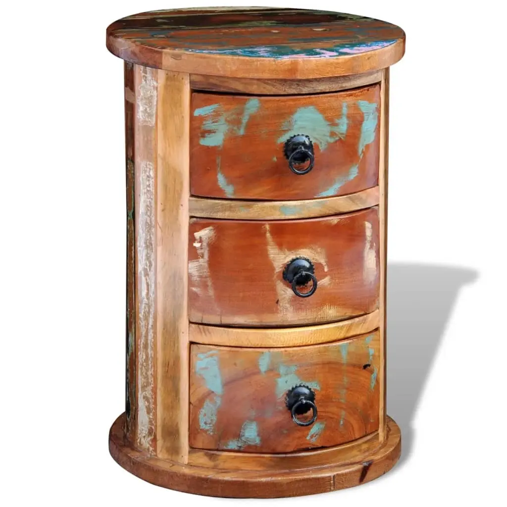 Reclaimed Cabinet with 3 Drawers Solid Wood 241646 - Furniture