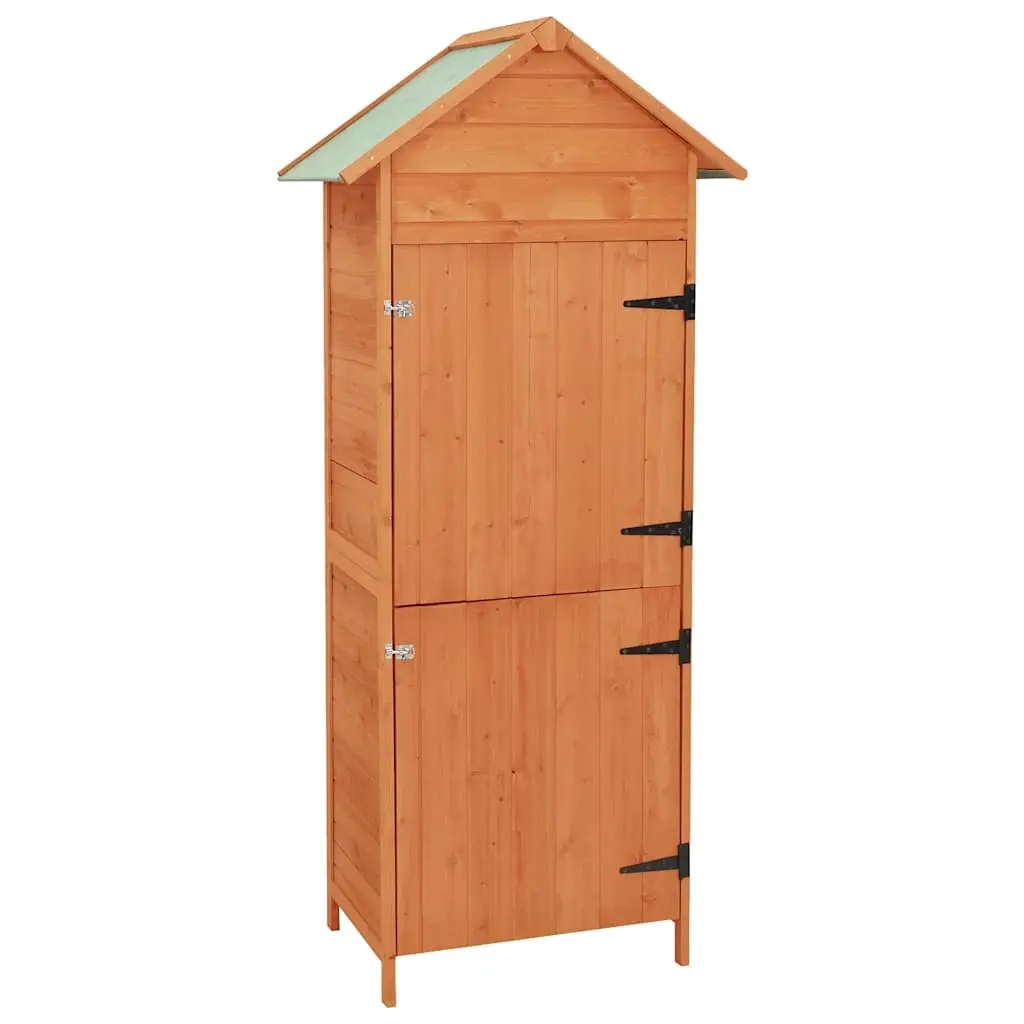 Garden Storage Cabinet Brown 42.5x64x190 cm 41650 - Outdoor Storage Boxes - Up to 60% off