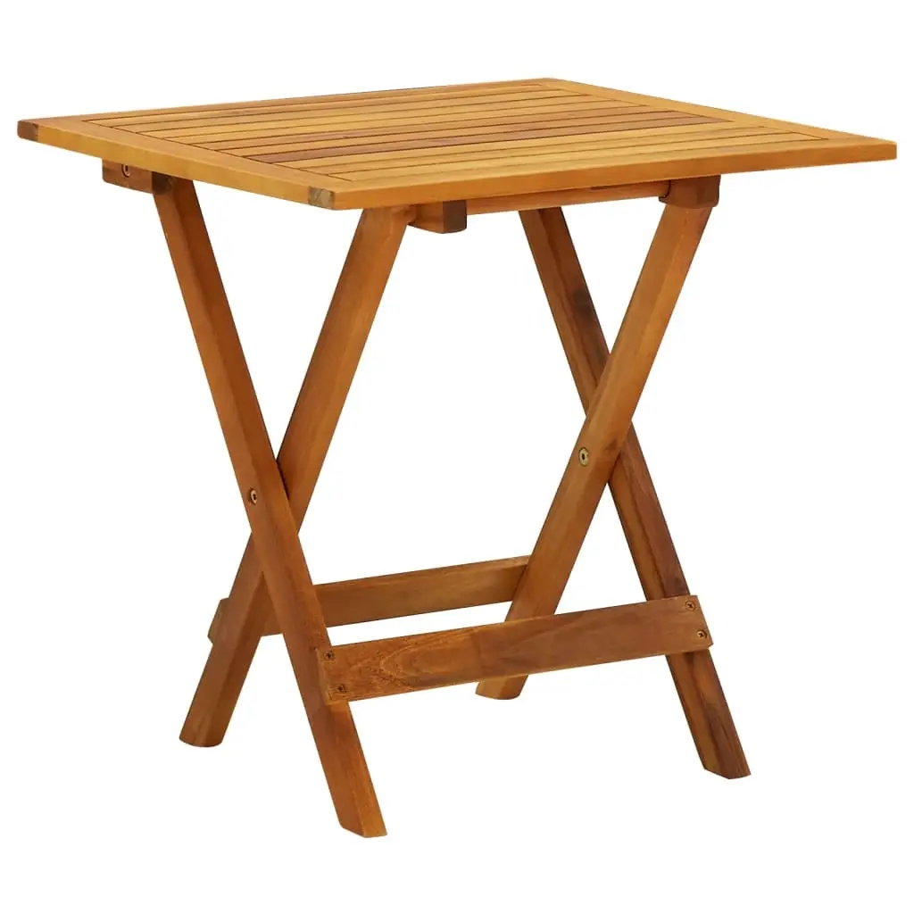 Bistro Table 46x46x47 cm Solid Acacia Wood 41435 - Furniture