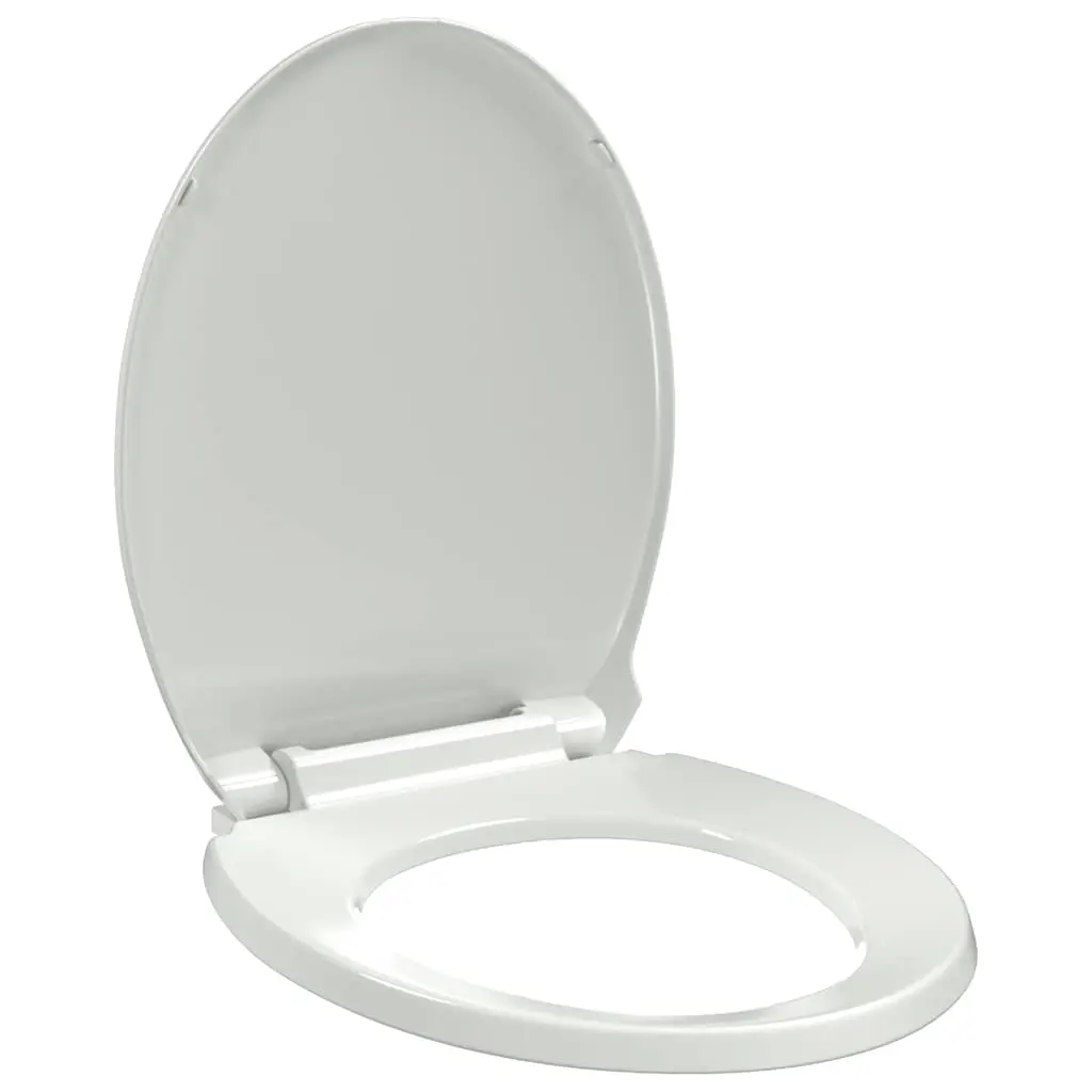 Soft-close Toilet Seat White Oval 141762