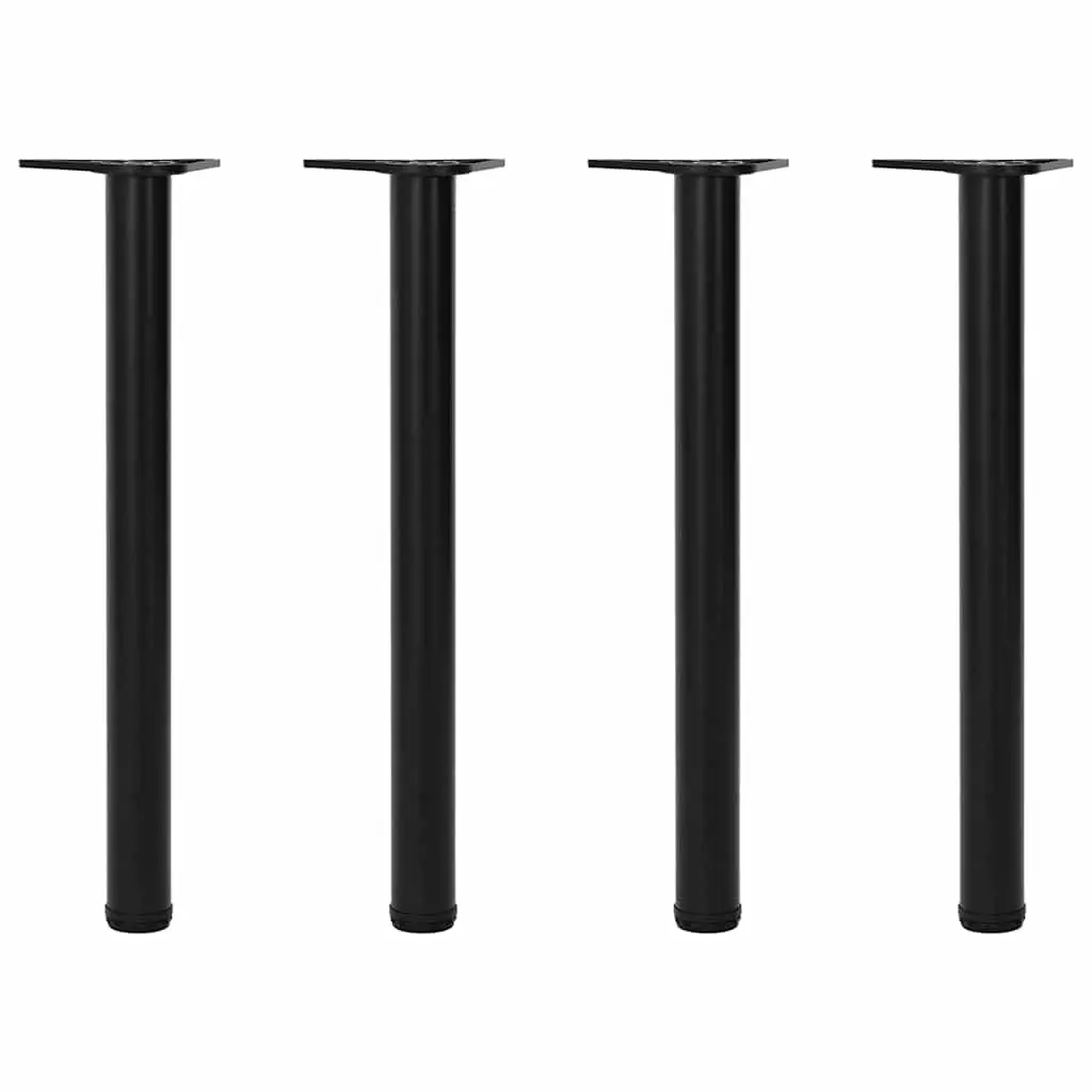 Adjustable Table Legs 4 pcs Black 710 mm 242148 - Furniture