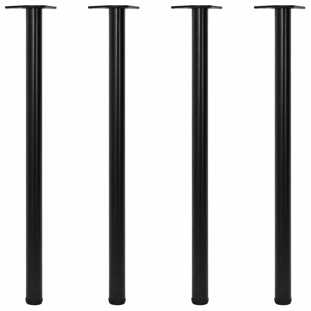 Adjustable Table Legs 4 pcs Black 1100 mm 242150 - Furniture