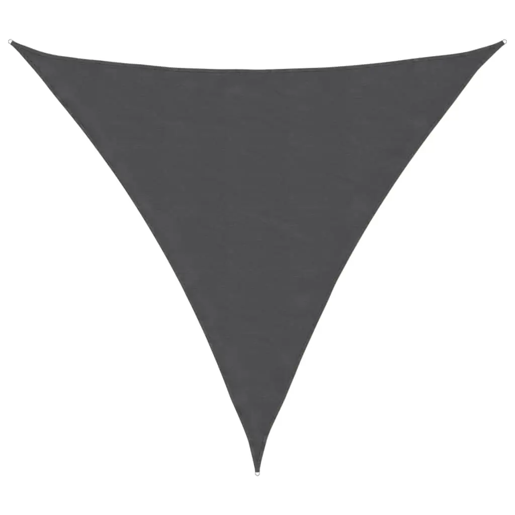 Sunshade Sail Oxford Fabric Triangular 3.6x3.6x3.6 m Anthracite 42305 - Home & Garden
