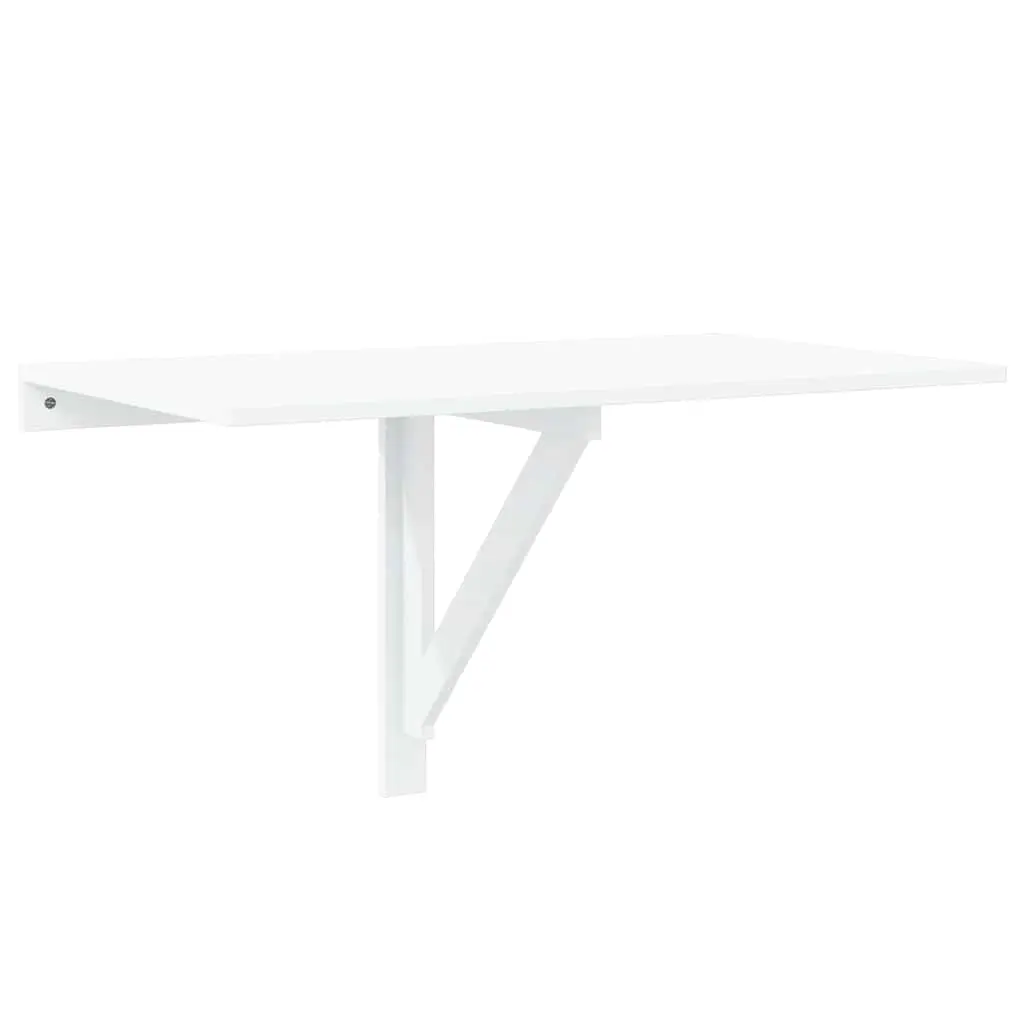 Folding Wall Table White 100x60 cm 243054 - Furniture