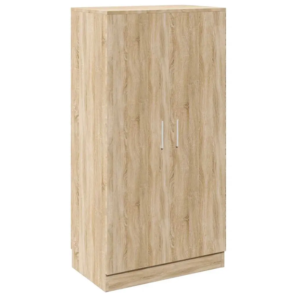 Shoe Cabinet 7 Shelves Oak 243061 - Home & Garden