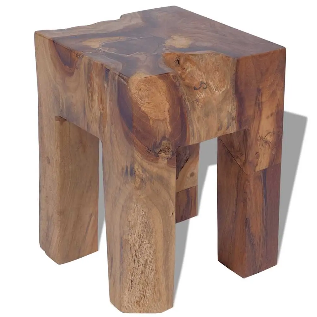 Stool Solid Teak Wood 243471 - Furniture