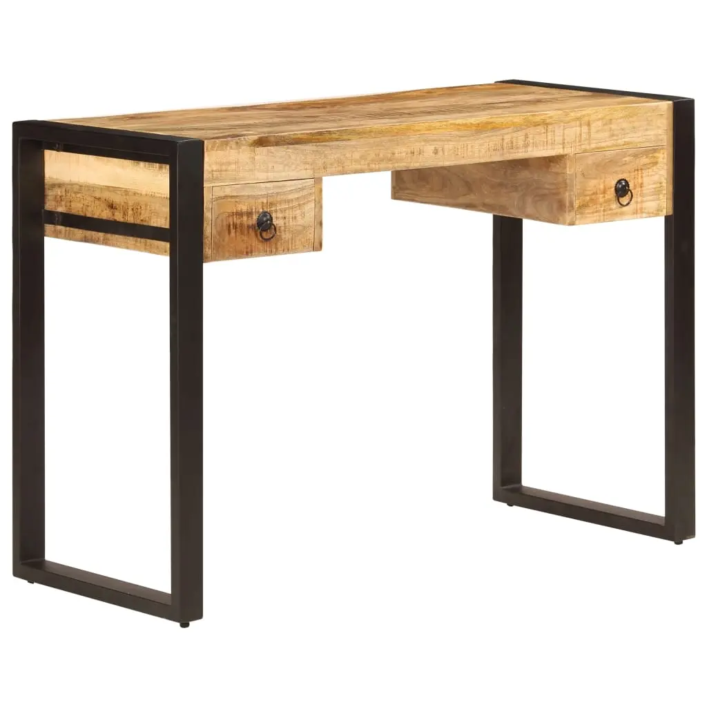 Desk with 2 Drawers 110x50x77 cm Solid Mango Wood 247400 - Furniture