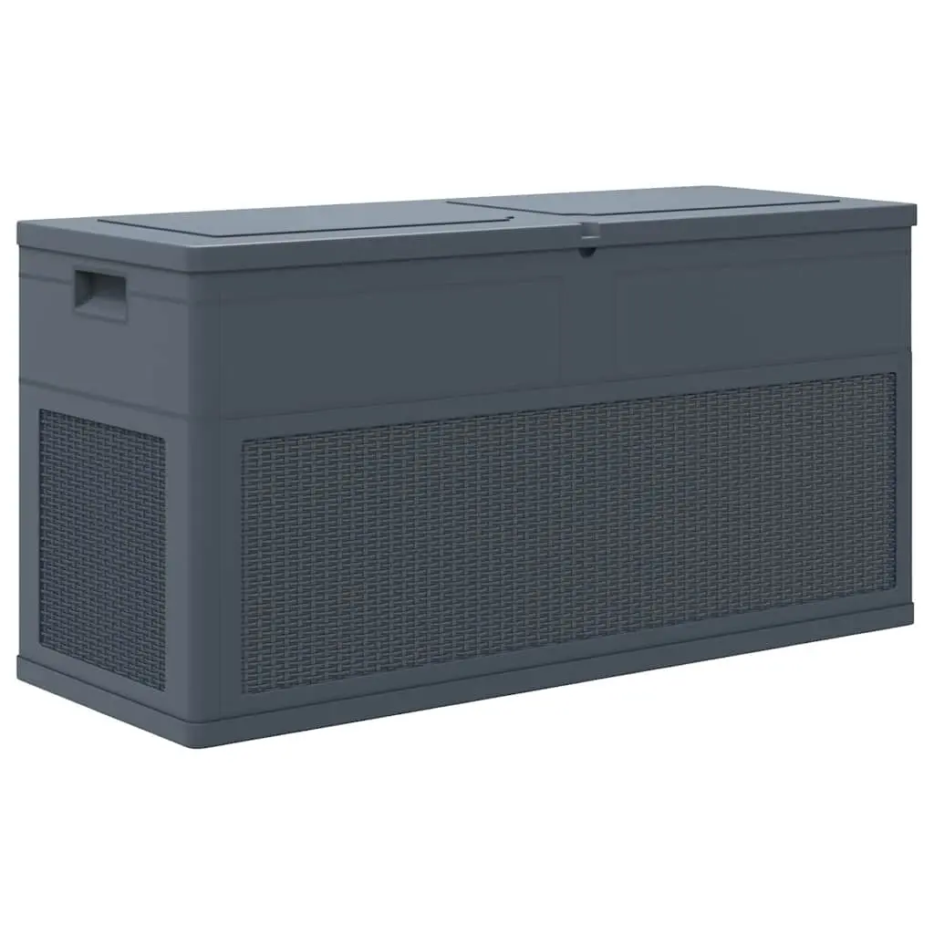 Garden Storage Box 320 L Anthracite 45690 - Outdoor Storage Boxes - Up to 60% off