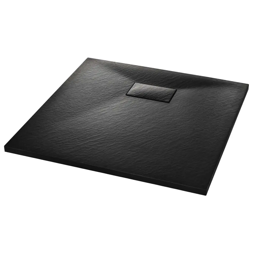 Shower Base Tray SMC Black 80x80 cm 144776 - Hardware