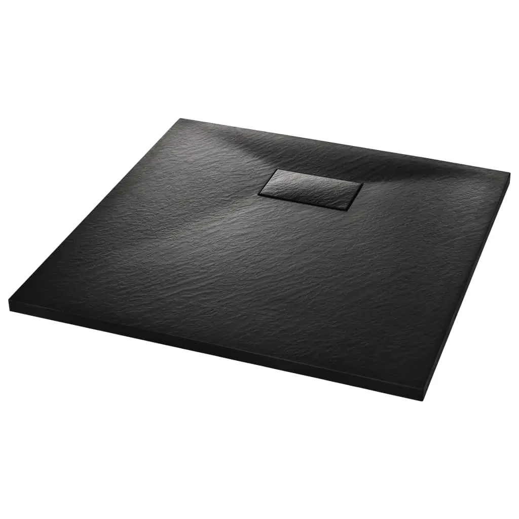 Shower Base Tray SMC Black 90x90 cm 144779 - Hardware