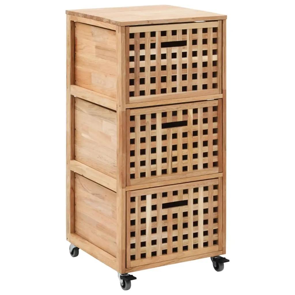 Bathroom Cabinet 41x41x91 cm Solid Walnut Wood 247601 - Furniture