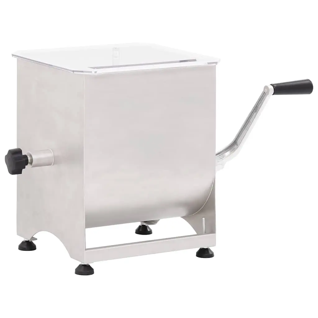 Meat Mixer with Gear Box Silver Stainless Steel 50960 - Home & Garden