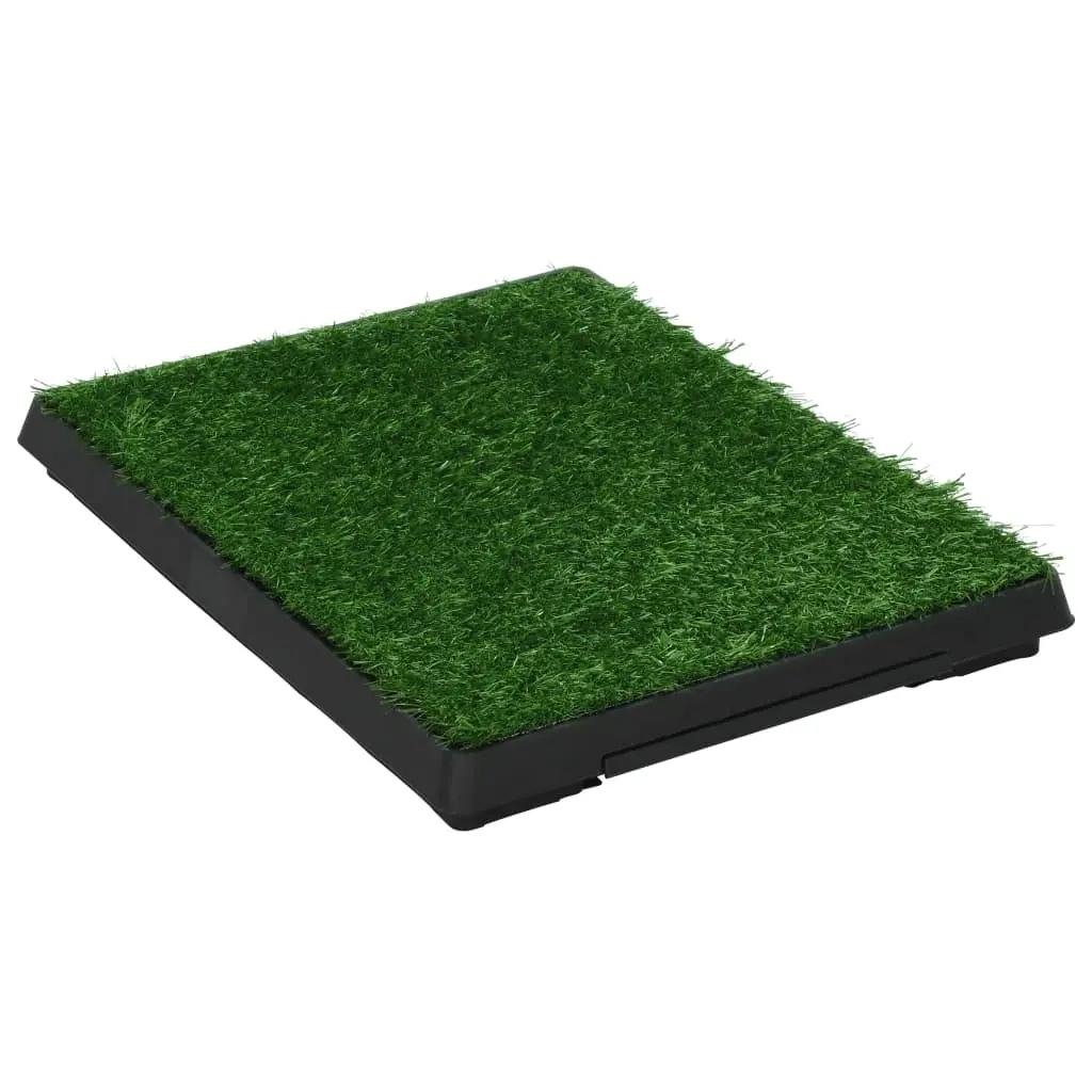 Pet Toilet with Tray & Faux Turf Green 63x50x7 cm WC 170766 - Pets