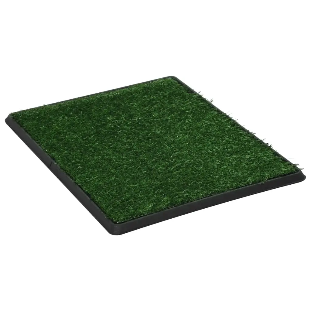 Pet Toilet with Tray & Faux Turf Green 64x51x3 cm WC 170768 - Pets