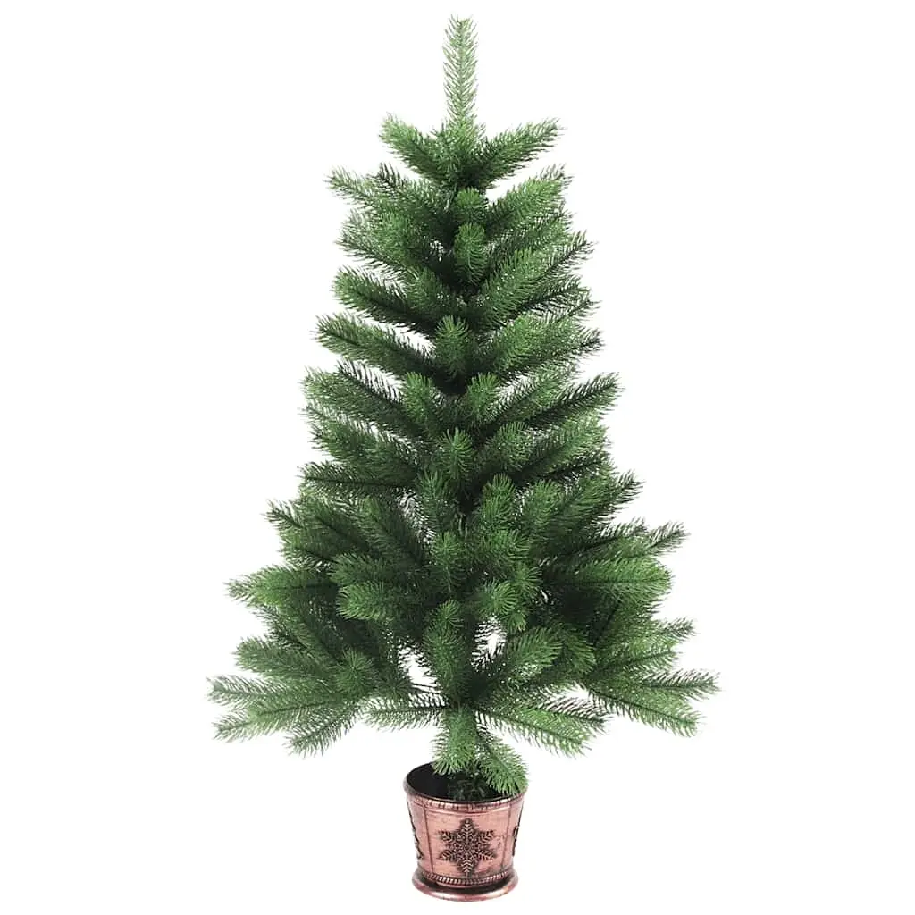 Artificial Christmas Tree Lifelike Needles 65 cm Green 284326 - Home & Garden