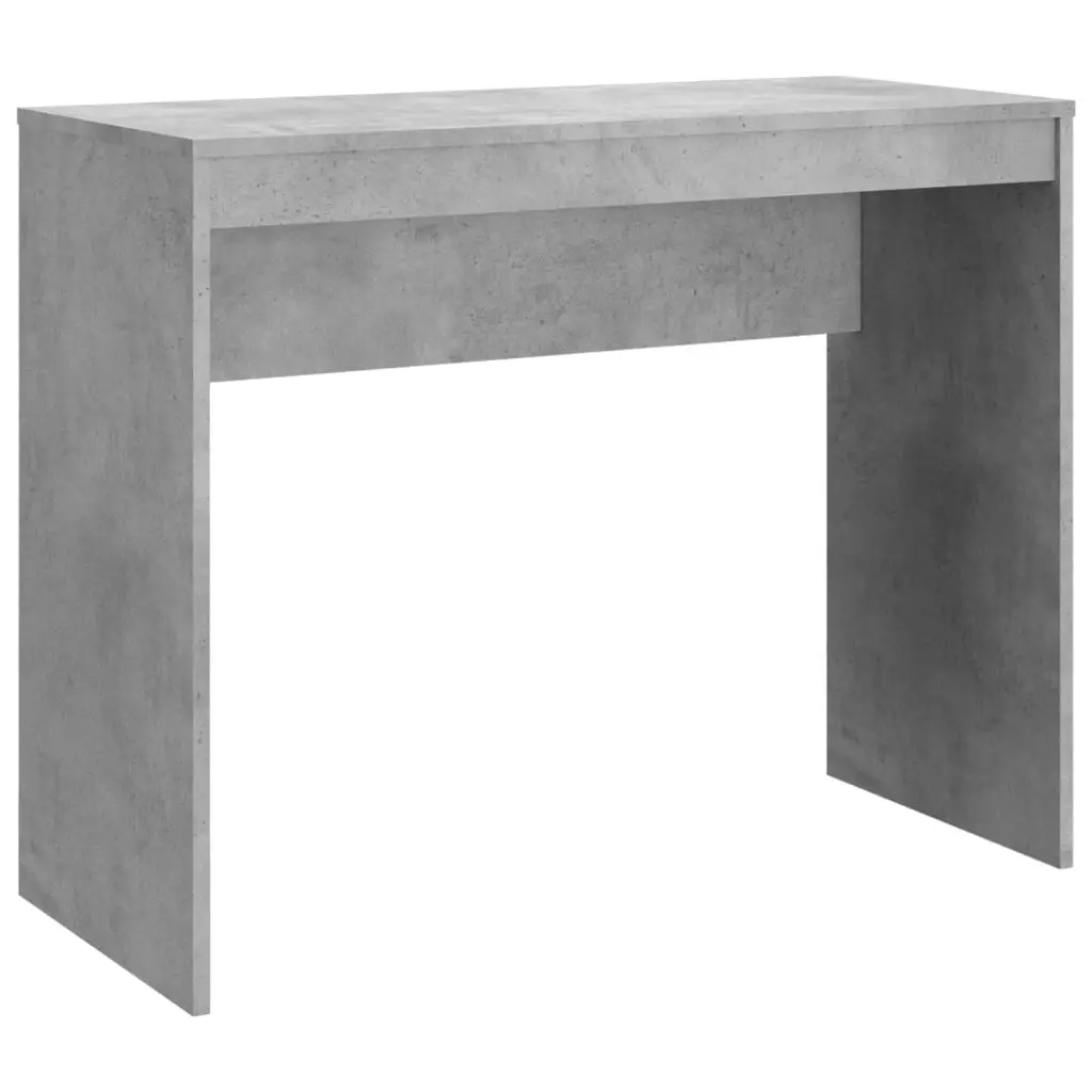 Desk Concrete Grey 90x40x72 cm Engineered Wood 800382 - Furniture