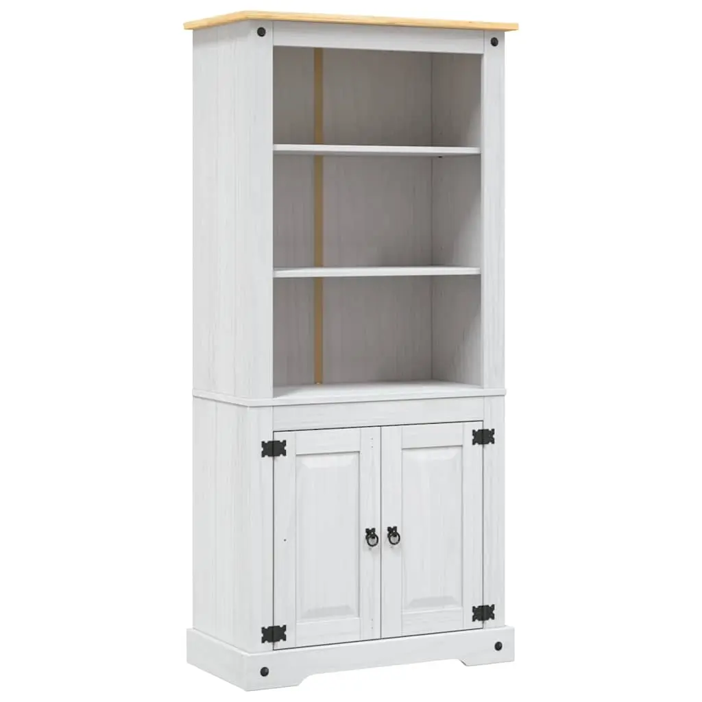 Cupboard Mexican Pine Corona Range White 80x40x170 cm 282624 - Furniture