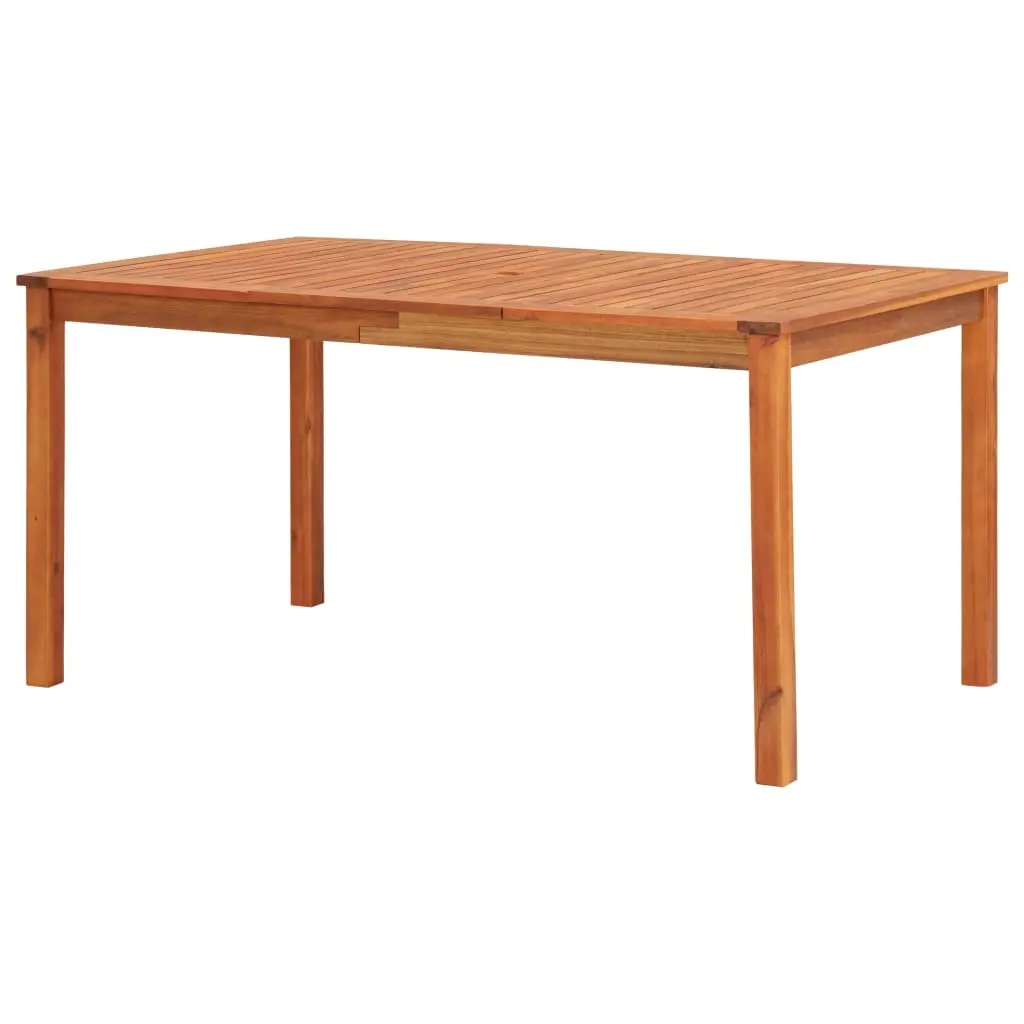 Garden Table 150x90x74 cm Solid Acacia Wood 45962 - Furniture