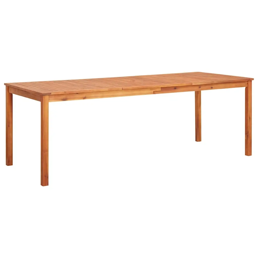 Garden Table 215x90x74 cm Solid Acacia Wood 45963 - Furniture