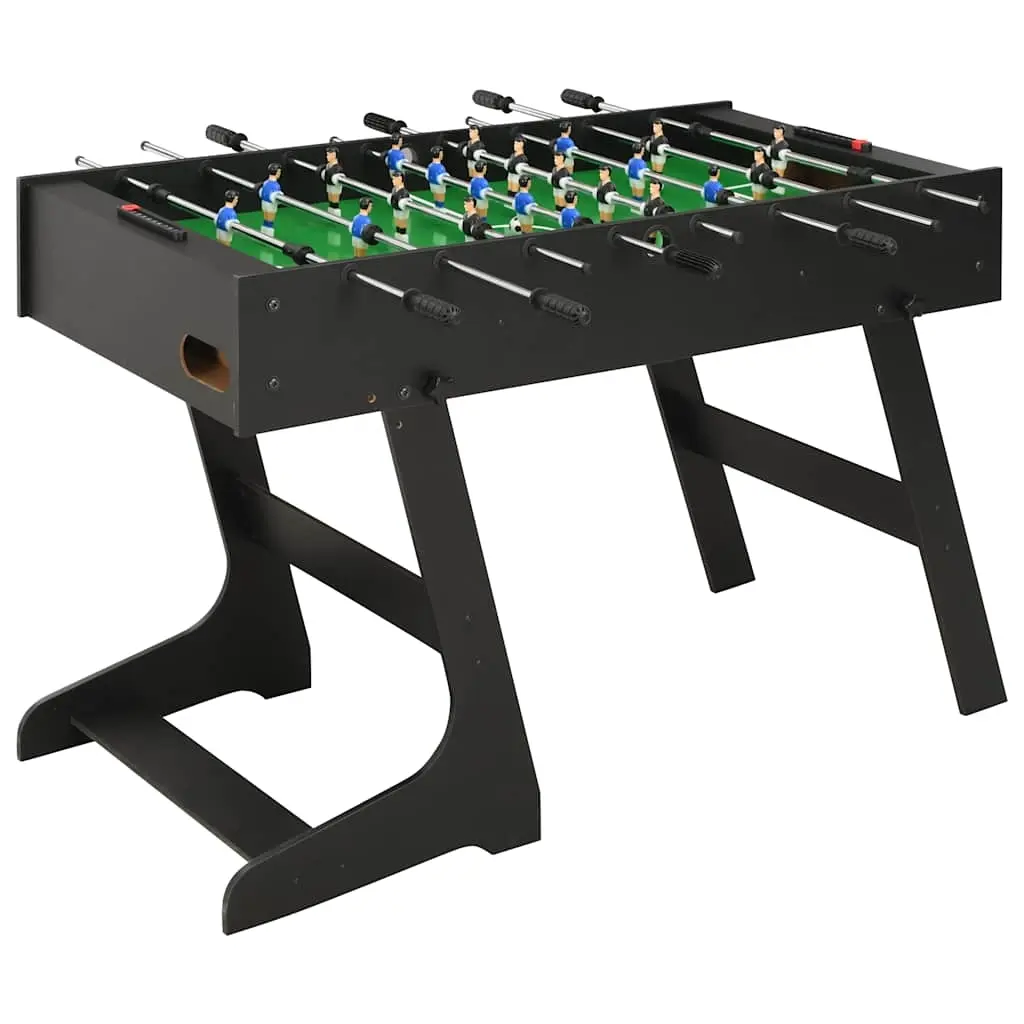 Folding Football Table 121x61x80 cm Black 91938 - Sports & Outdoor