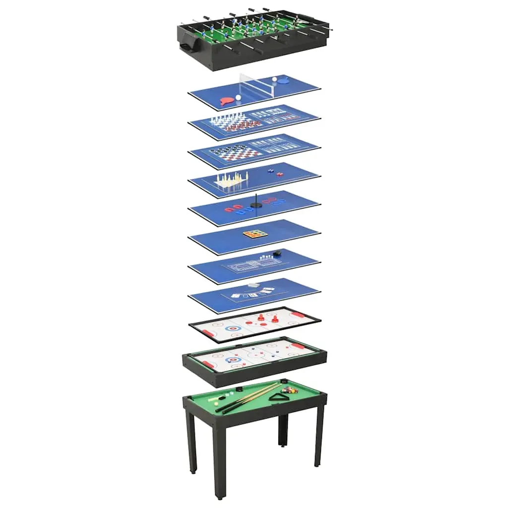 15-in-1 Multi Game Table 121x61x82 cm Black 91945
