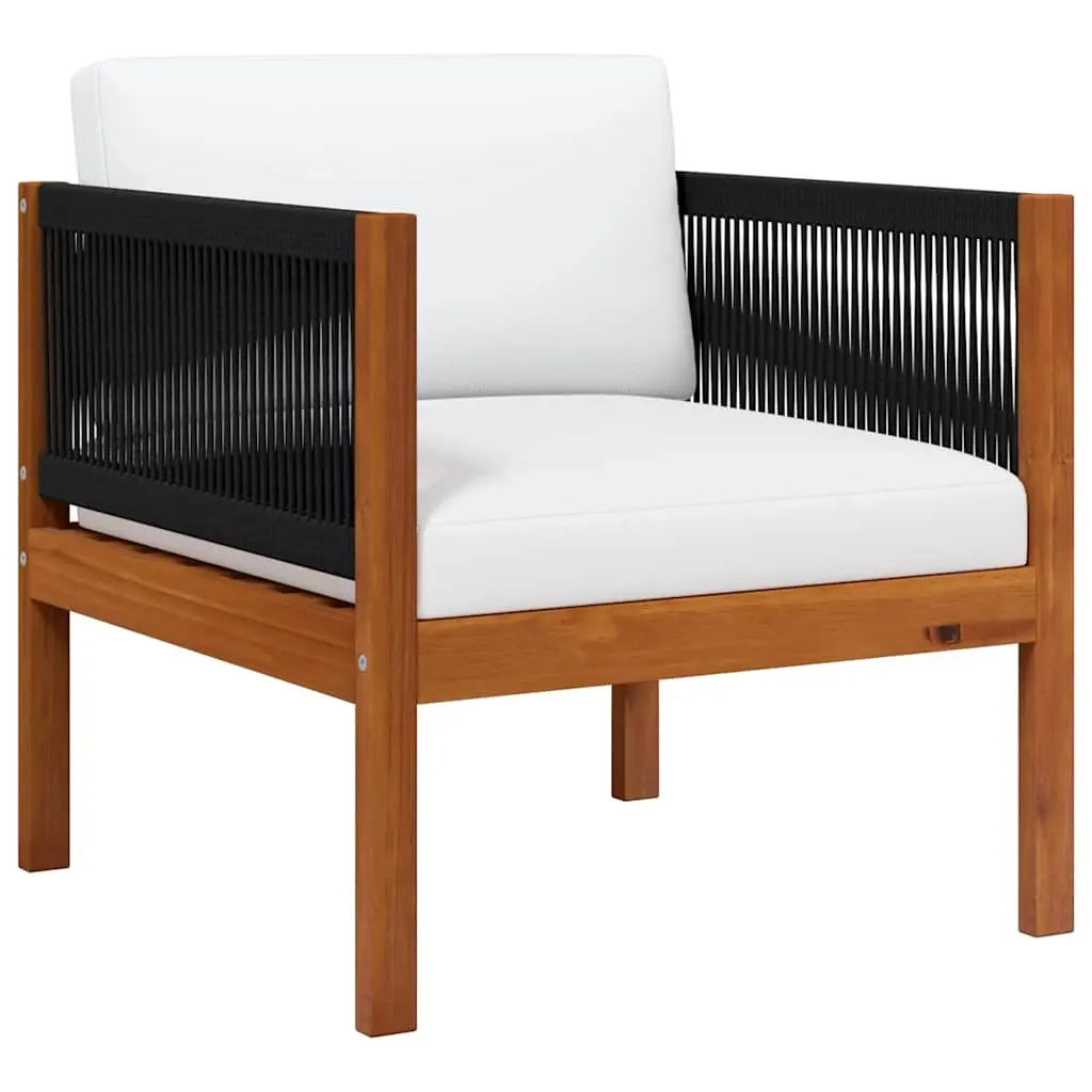 Garden Chairs 2 pcs Solid Acacia Wood 46342 - Furniture