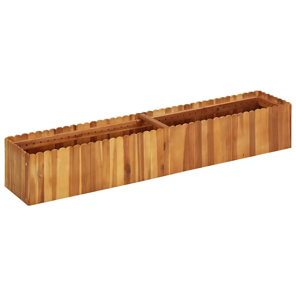 Garden Raised Bed 150x30x25 cm Solid Acacia Wood 45919 - Home & Garden
