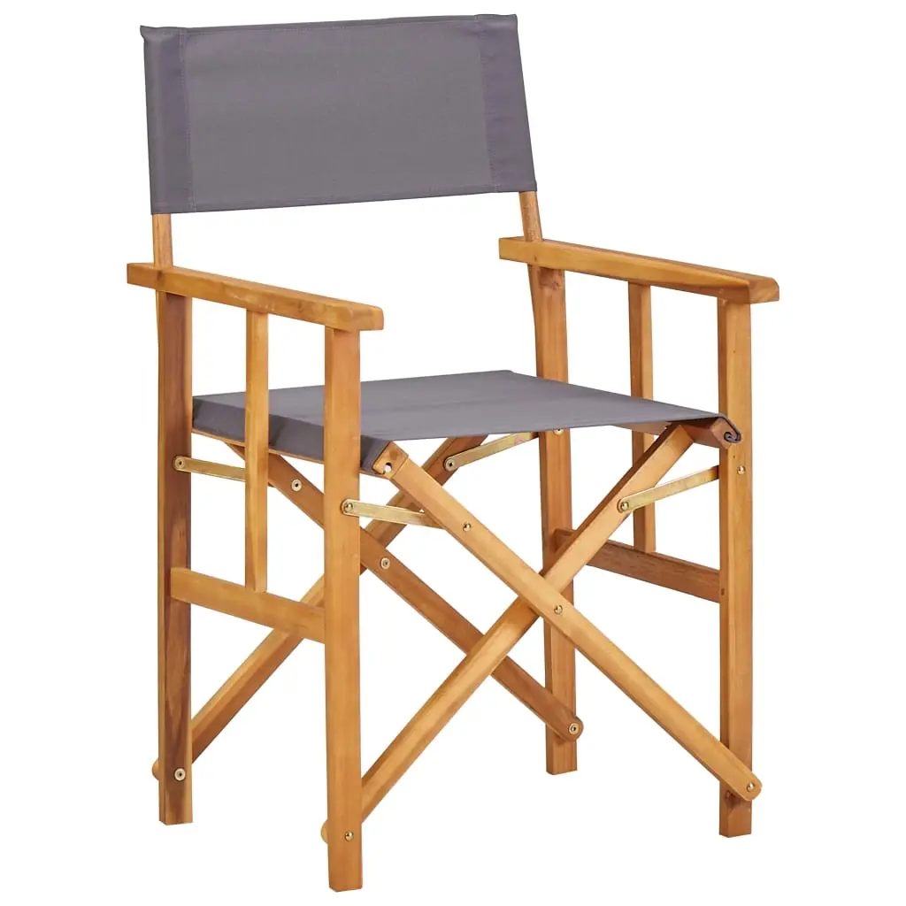 Director's Chairs Solid Acacia Wood 45951 - Furniture